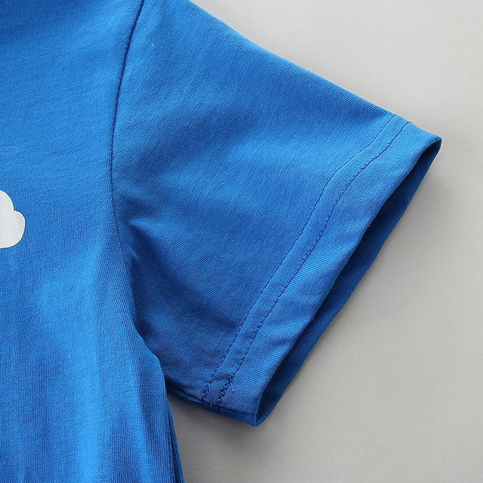 Toddler/Kid Boy Transportations Design Blue T-shirt