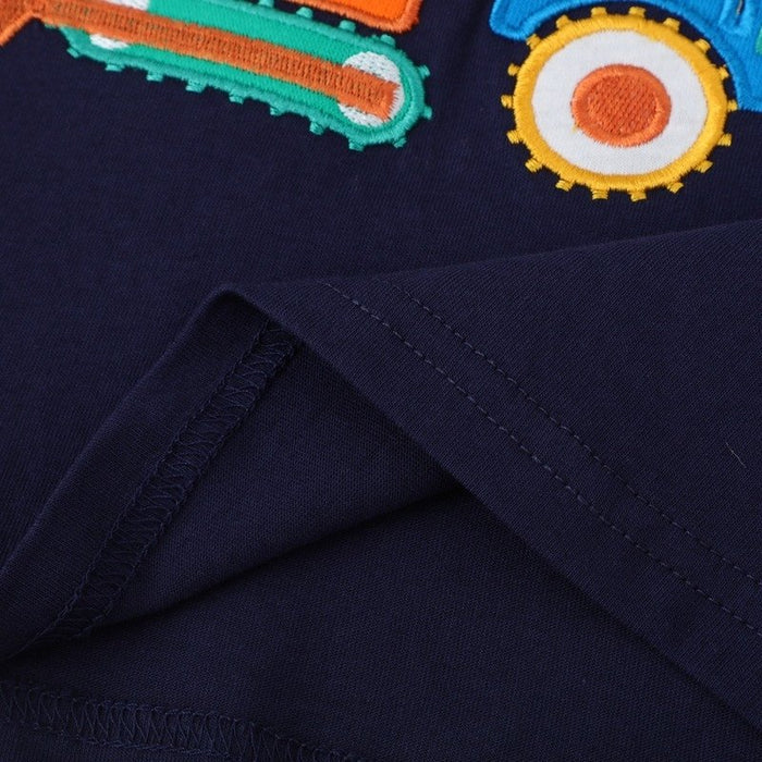 Toddler/Kid Boy Truck Pattern Long Sleeve Top
