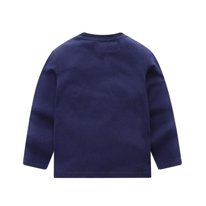 Toddler/Kid Boy Truck Pattern Long Sleeve Top