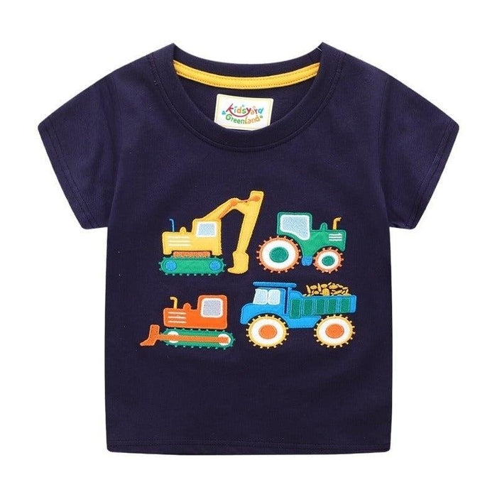 Toddler/Kid Boy Truck Pattern T-shirt