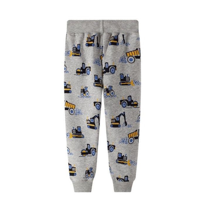 Toddler/Kid Boy Truck Print Casual Pants