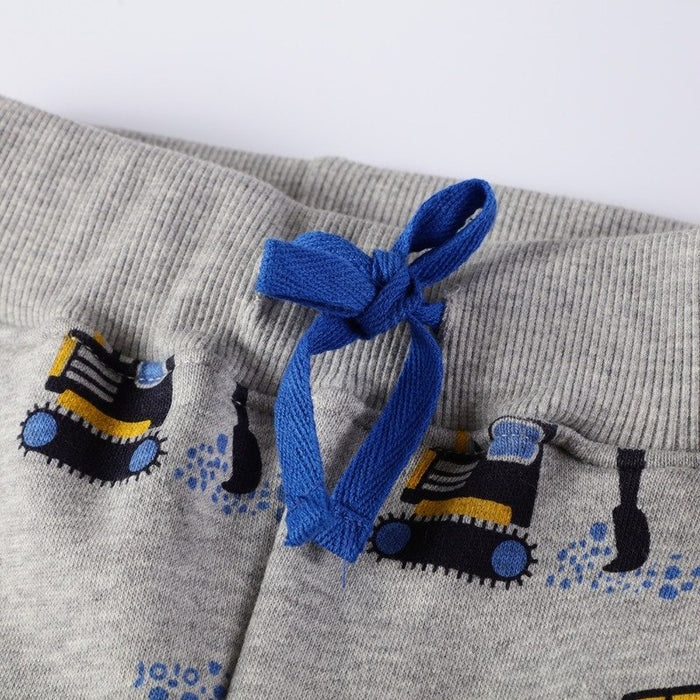 Toddler/Kid Boy Truck Print Casual Pants
