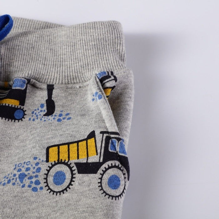 Toddler/Kid Boy Truck Print Casual Pants