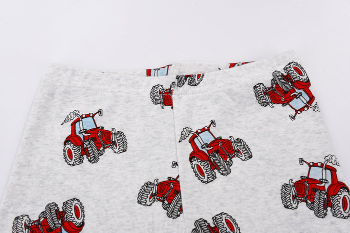 Toddler/Kid Boy Truck Print Long Sleeve Pajama Set