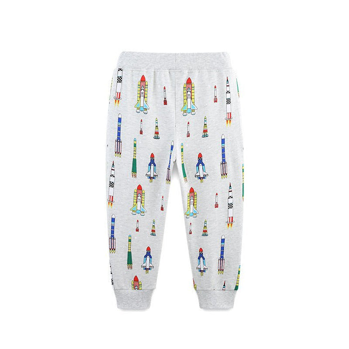 Toddler/Kid Boy Various Rocket Print Design Pants