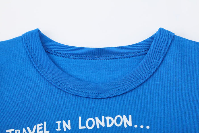 Toddler/Kid Boy Vehicle Print Long Sleeve Shirt