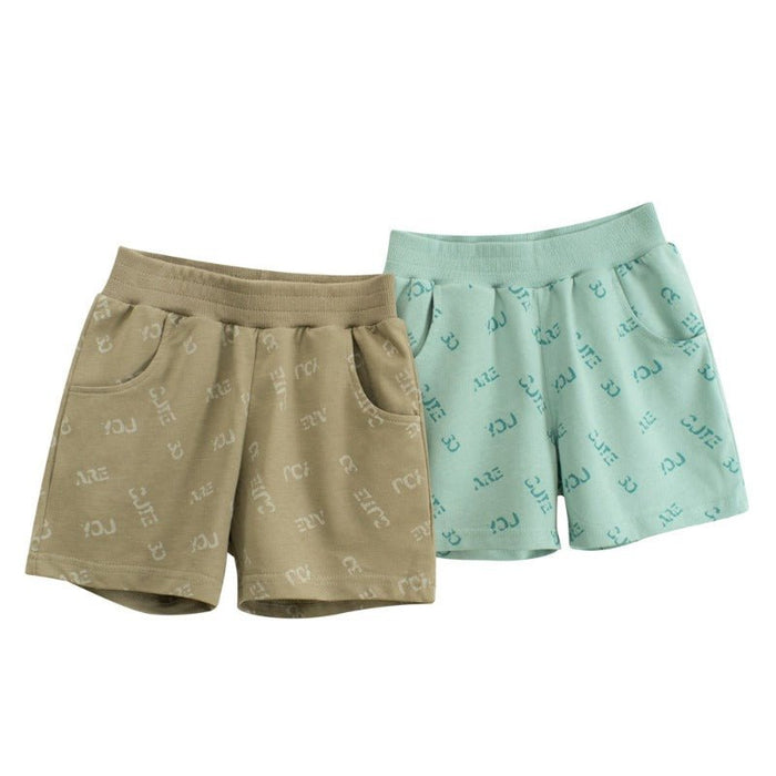Toddler/Kid Boy " You Are So Cute" Print Design Shorts (2 Colors)