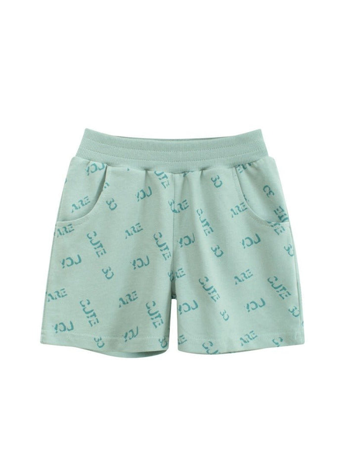 Toddler/Kid Boy " You Are So Cute" Print Design Shorts (2 Colors)