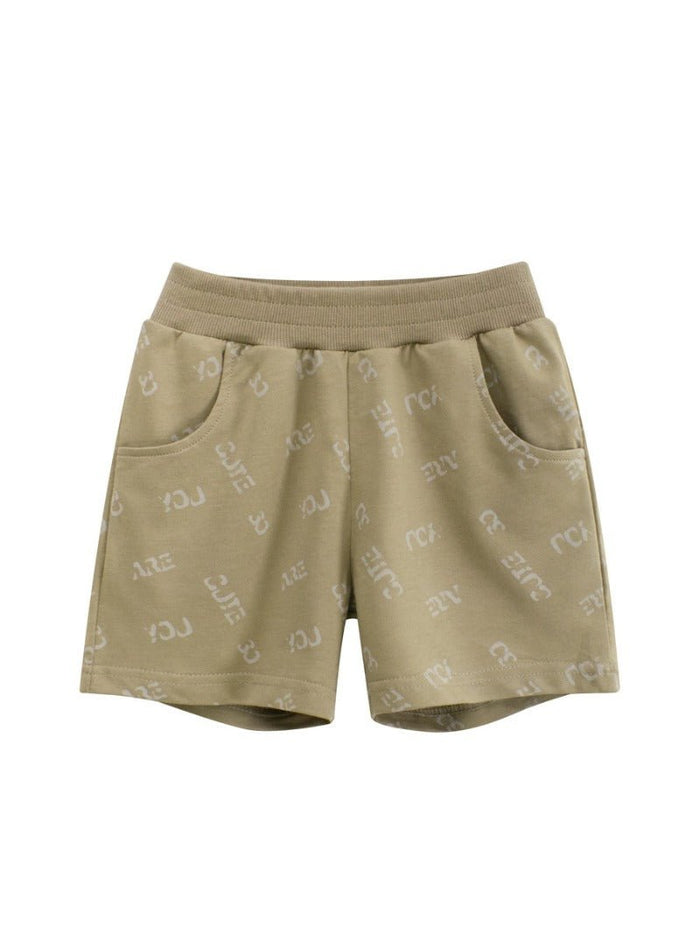 Toddler/Kid Boy " You Are So Cute" Print Design Shorts (2 Colors)