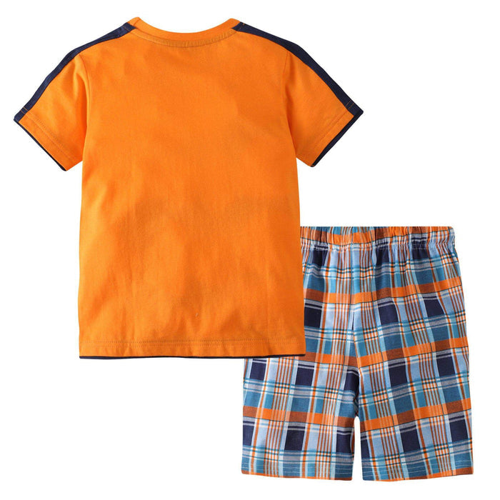 Toddler/Kid Boy's 2-Piece Set with Motorcycle Print
