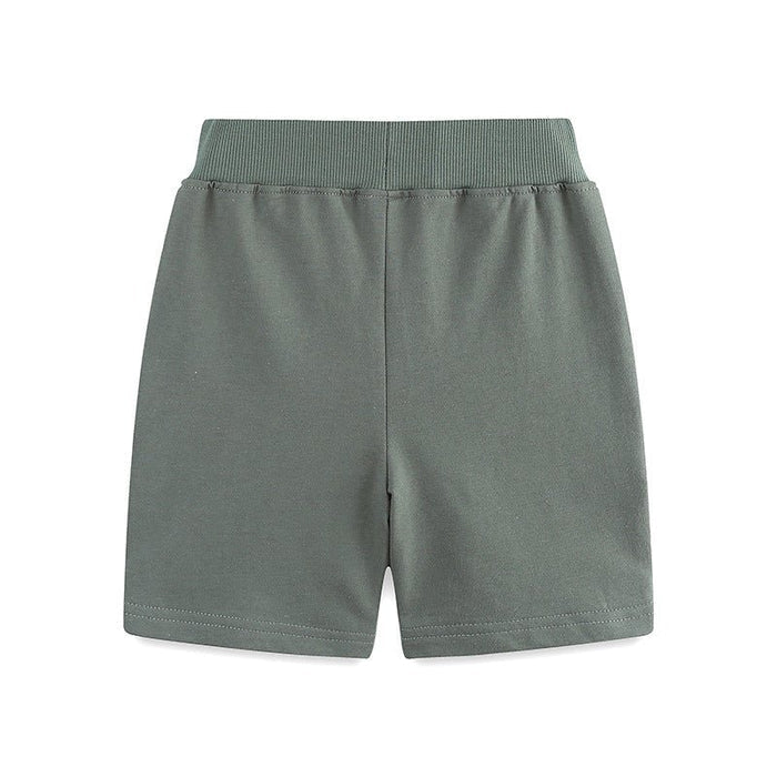 Toddler/Kid Boy's Cars Design Dark Green Shorts