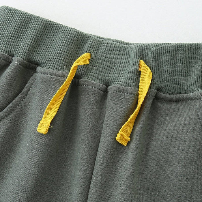 Toddler/Kid Boy's Cars Design Dark Green Shorts