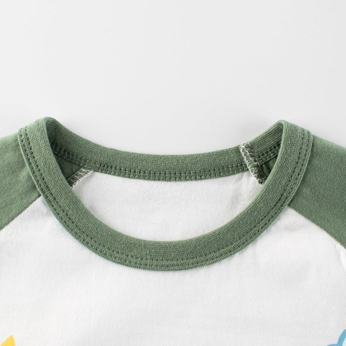 Toddler/Kid Boys Cartoon Dinosaur Pattern Tops
