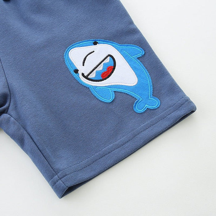 Toddler/Kid Boy's Cartoon Shark Design Shorts