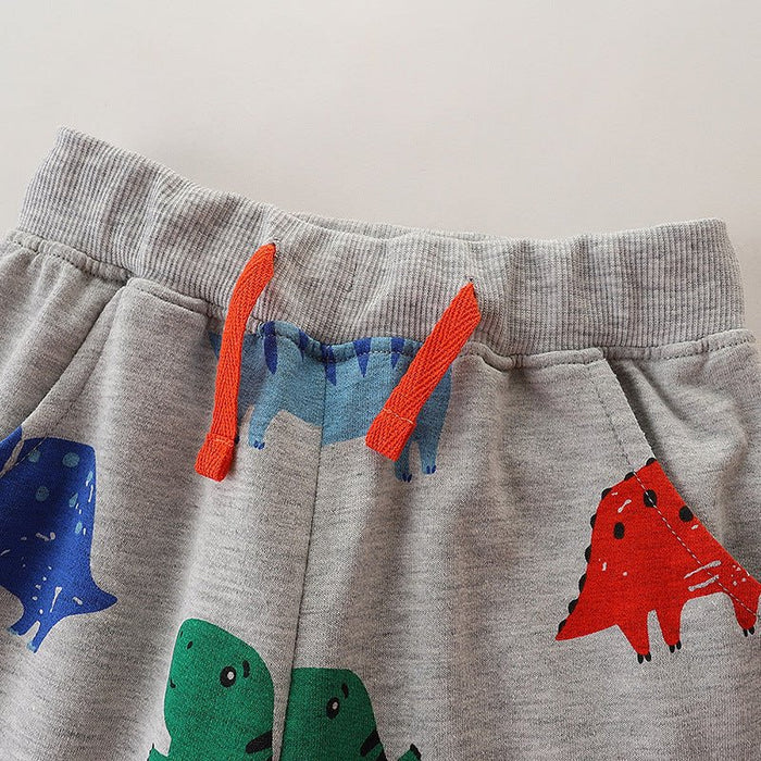 Toddler/Kid Boy's Dinosaur Print Casual Pants