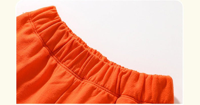 Toddler/Kid Boy's Dinosaur Print Tee with Orange Shorts Set