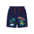 Toddler/Kid Boy's Fun Cartoon Shorts - Dinosaur & Palm Tree Design