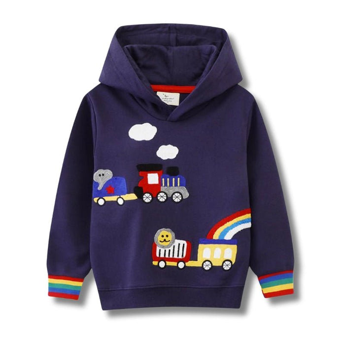 Toddler/Kid Boy's Vehicle Design Sweatshirt
