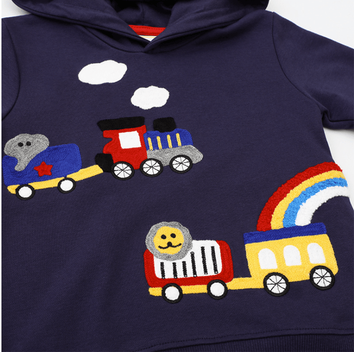 Toddler/Kid Boy's Vehicle Design Sweatshirt