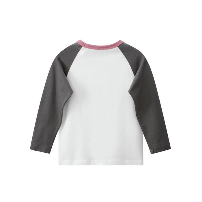 Toddler/Kid Bunny Print Casual Long Sleeve Shirt