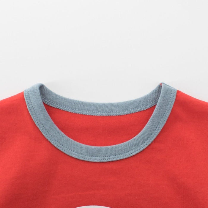 Toddler/Kid Classic Red Letter Ringer Casual Top