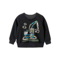 Toddler/Kid Cool Vehicle Casual Sweatshirt