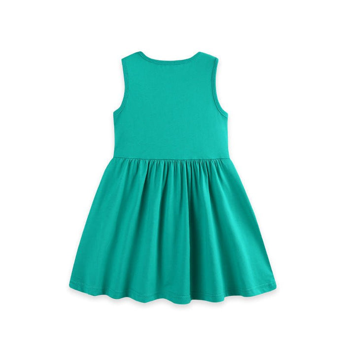 Toddler/Kid Fairy Embroidered Sleeveless Casual Dress