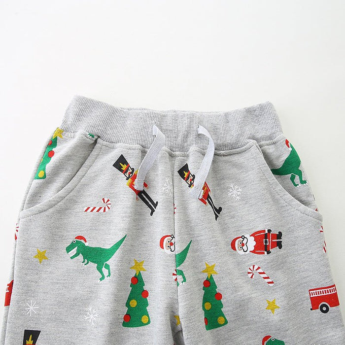 Toddler/Kid Festive Christmas Design Pants