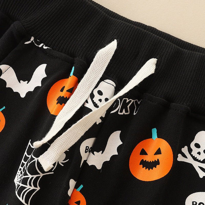 Toddler/Kid Festive Halloween Prints Pants