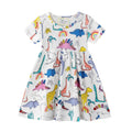 Toddler/Kid Girl Allover Dinosaur Print Dress