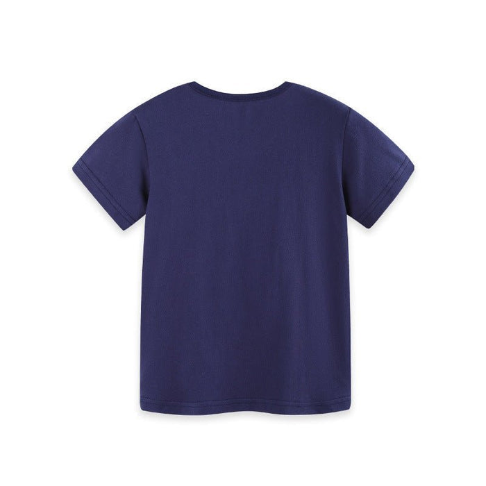 Toddler/Kid Girl Apple Design Short Sleeve Top