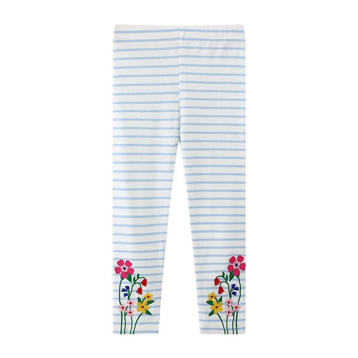 Toddler/Kid Girl Beautiful Flower Bouquet Design Leggings