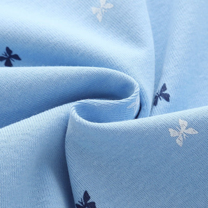 Toddler/Kid Girl Blue Tulle Dress with Butterfly Print Design