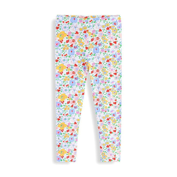 Toddler/Kid Girl Colourful Little Flowers Print Design Leggings