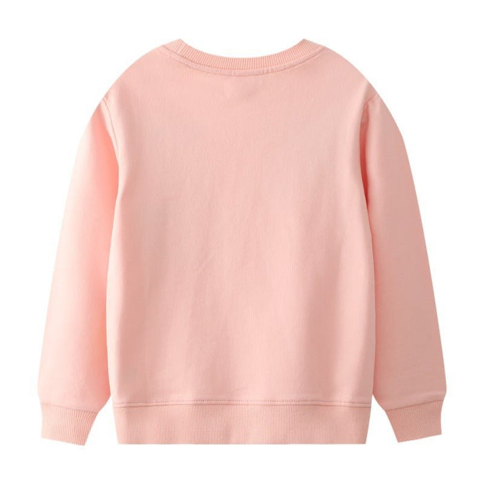 Toddler/Kid Girl Cute Giraffes Pink Sweatshirt