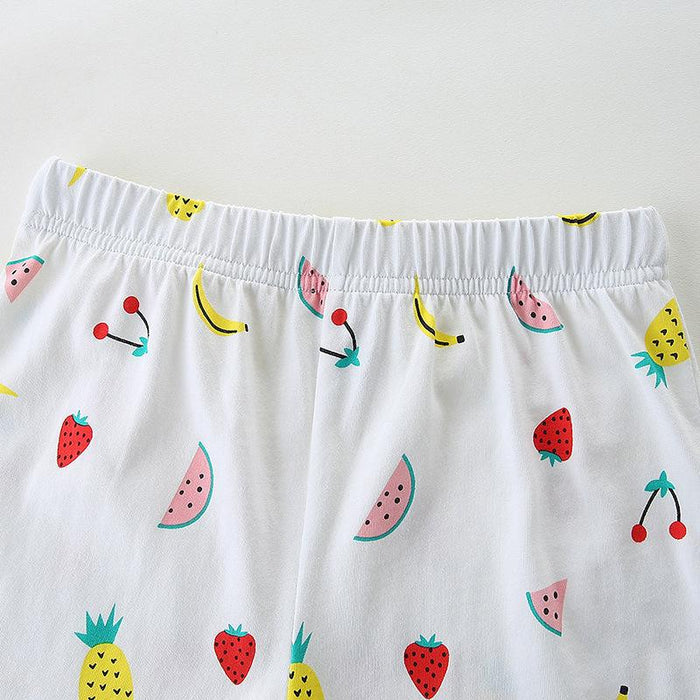 Toddler/Kid Girl Flamingo Print Top and Shorts Set