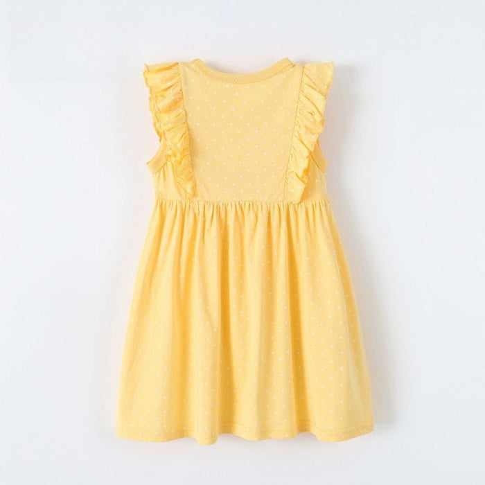Toddler/Kid Girl Flutter Sleeve Rabbit Kids Dress