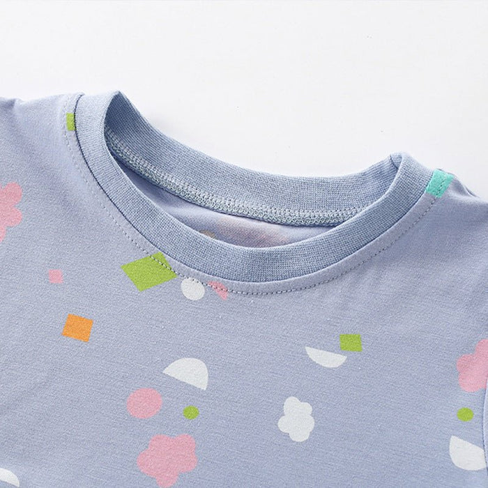 Toddler/Kid Girl Light Blue Cotton Summer Dress