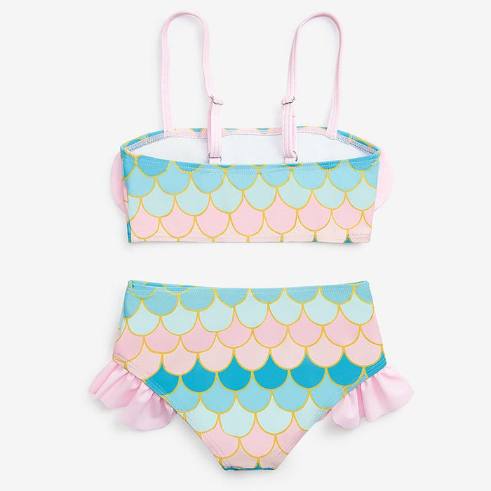Toddler/Kid Girl Pink Mermaid 2-Piece Swimsuit