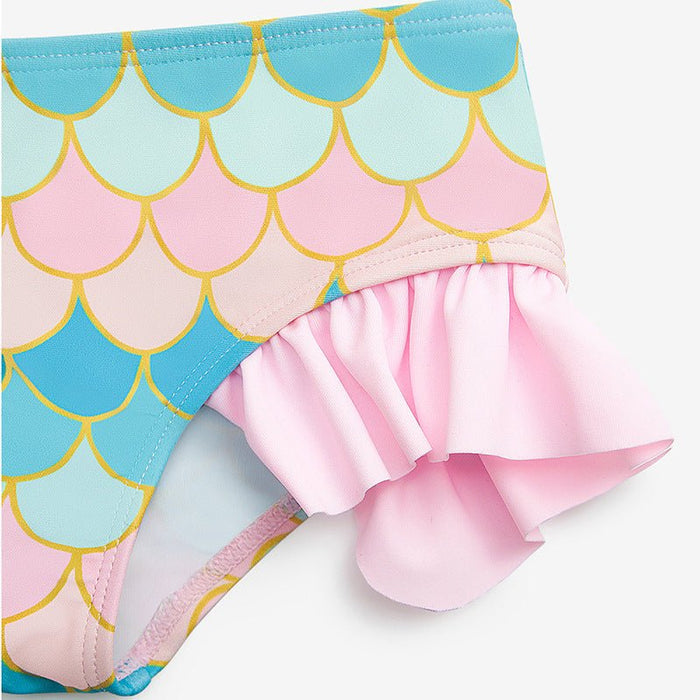 Toddler/Kid Girl Pink Mermaid 2-Piece Swimsuit