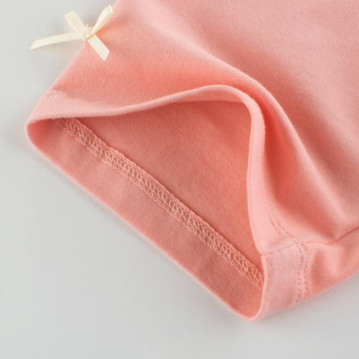 Baby Girls Summer Cotton Pants in Pink and Grey - Kidsyard Greenland