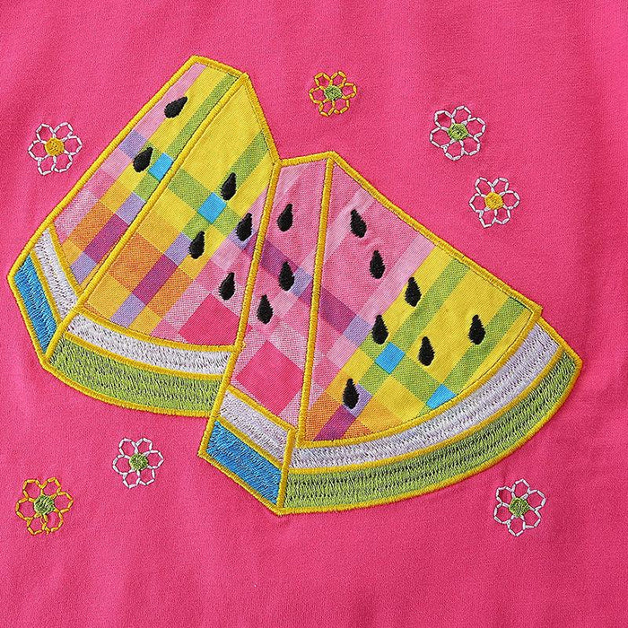 Toddler/Kid Girl Watermelon Print Top and Shorts Set
