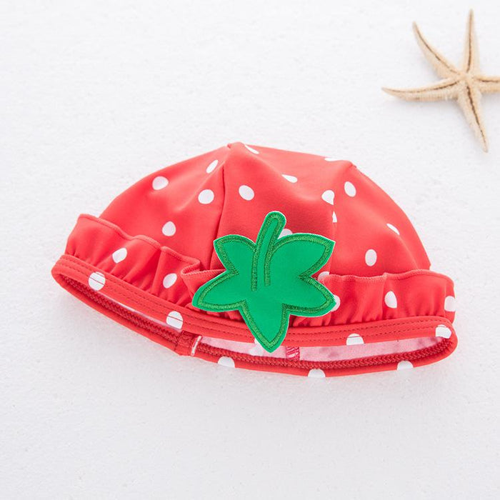 Toddler/Kid Girl's 3-Piece Strawberry Design Swimsuit