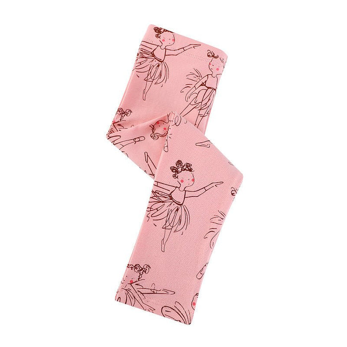 Toddler/Kid Girl's Ballerina Design Pink Leggings