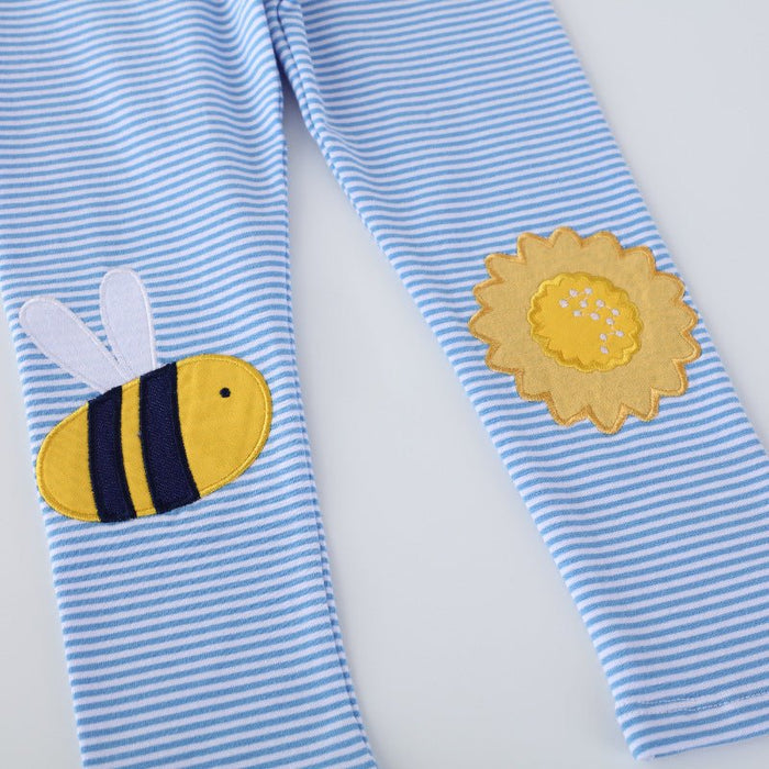 Toddler/Kid Girl's Cartoon Bee Design Leggings
