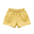 Cute Toddler Girls Short in Pink and Yellow - Kidsyard Greenland