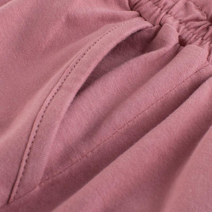 Cute Toddler Girls Short in Pink and Yellow - Kidsyard Greenland