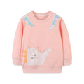 Toddler/Kid Girl's Dinosaur Design Cotton Sweatshirt