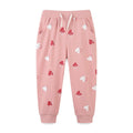 Toddler/Kid Girl's Heart Print Design Pink Pants