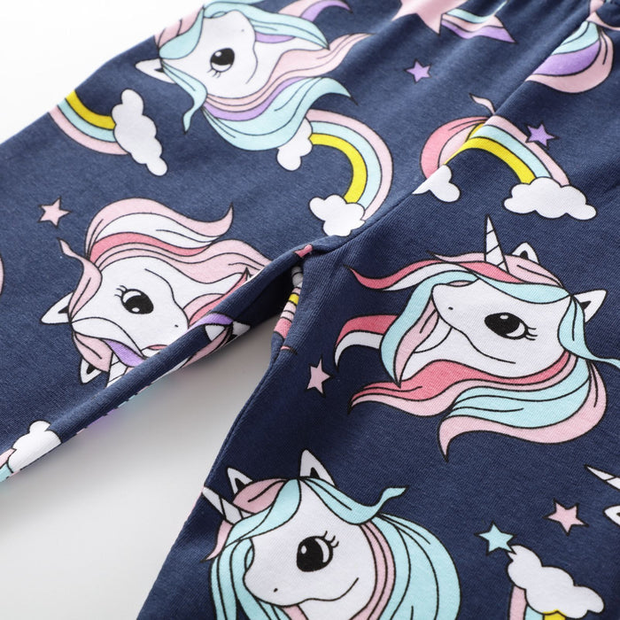 Toddler/Kid Girl's Lovely Unicorn Print Design Leggings